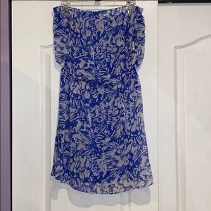 Express purple summer cocktail dress